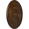 Ekena Millwork Traditional Reece Ceiling Medallion (Canopies up to 5 7/8"), 24 3/8"OD x 1 1/8"P, Root Beer Crackle CM24RERBC - alternate 4